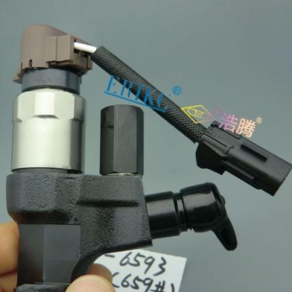 ERIKC Denso Fuel Injector 095000-6593 Hino J08E Kobelco SK330-8 SK350 Excavator #6 image