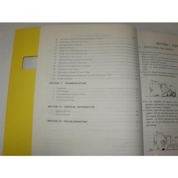 Kobelco K907LC-ll Excavator Parts &amp; Operator`s  Manuals, s/n YQ-0565 - up #9 image