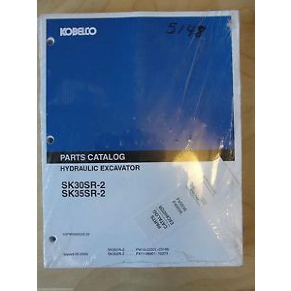 Kobelco SK30SR-2 SK35SR-2 Excavator Parts Book Manual S3PW00005ZE-02 #1 image