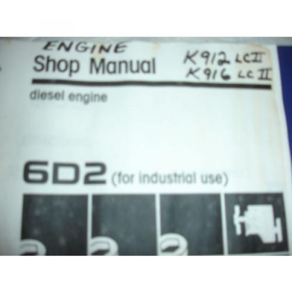 Kobelco K916 K916-II HYD Excavator SHOP MANUAL PARTS &amp; OPERATORS Catalog Service #8 image