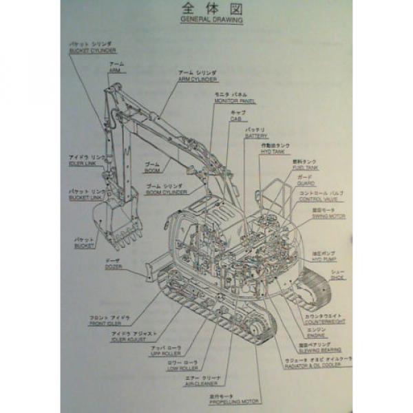 Kobelco SK115SRDZ S/N YY02-3001- Excavator Parts Manual S3YY00007ZE02 #6 image