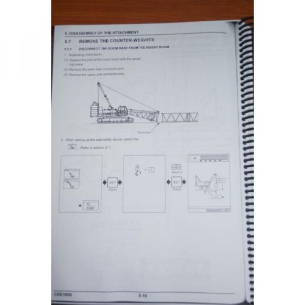 Kobelco Operation &amp; Maintenance Manual CKE1800 #3 image