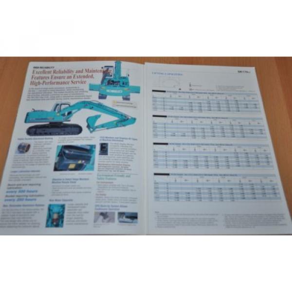 Kobelco SK 170 Excavator Brochure Prospekt #4 image