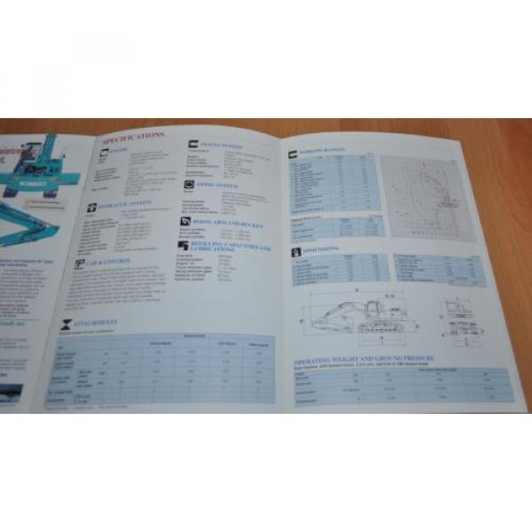 Kobelco SK 170 Excavator Brochure Prospekt #5 image