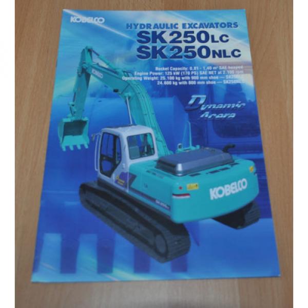 Kobelco SK 250 Excavator Brochure Prospekt #1 image