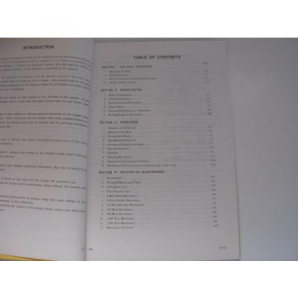 Kobelco  K907-ll , K907LC-ll Excavator Operator&#039;s Manual , s/n #&#039;s listed #3 image