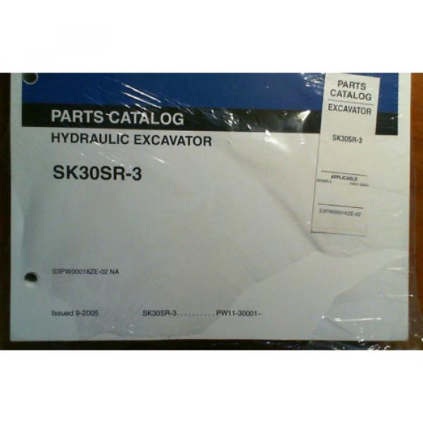 Kobelco SK30SR-3 PW11-30001- Hydraulic Excavator Parts Manual S3PW00018ZE-02 &#039;05 #2 image