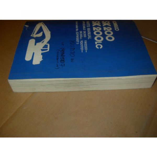 Kobelco SK200 SK200LC Excavator Parts Manual , s/n&#039;s YN12201-up , YQ01701-up #9 image