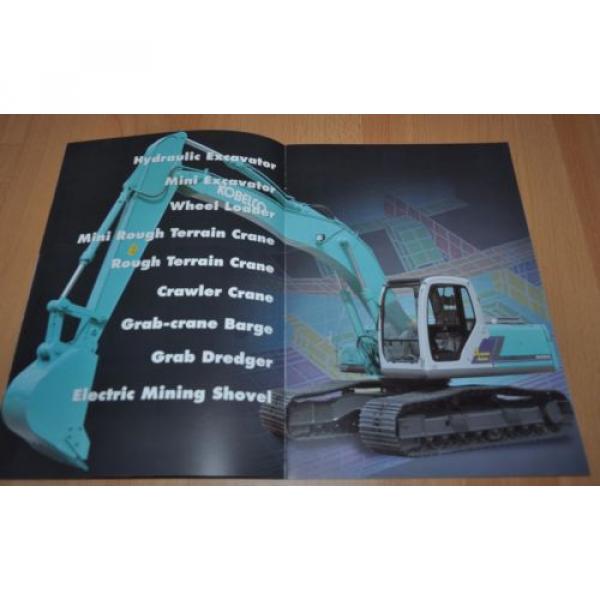 Kobelco Conscruction &amp; Mining Equipment Crane Excavator Brochure Prospekt #3 image