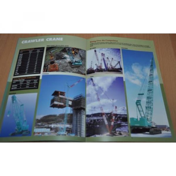 Kobelco Conscruction &amp; Mining Equipment Crane Excavator Brochure Prospekt #5 image