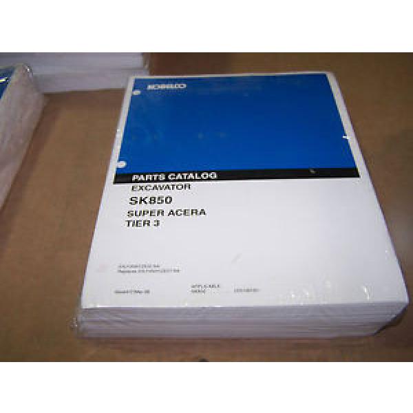 KOBELCO SK850 SUPER ACERA TIER 3 EXCAVATOR PARTS CATALOG / MANUAL S/N LY010010-- #1 image