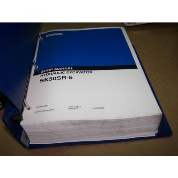 KOBELCO SK50SR-5 HYDRAULIC EXCAVATOR SHOP MANUAL S/N PJ06-08890-- #1 image