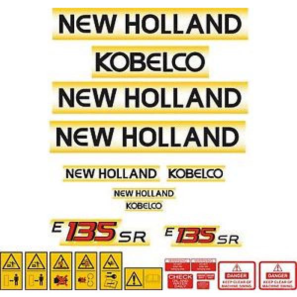 New Holland Kobelco E135SR Digger Decal Kit #1 image