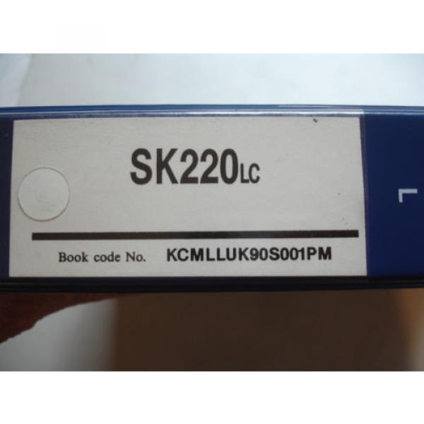 Kobelco Excavator OPERATORS &amp; PARTS MANUAL SK220LC Factory Shop Service Catalog #4 image