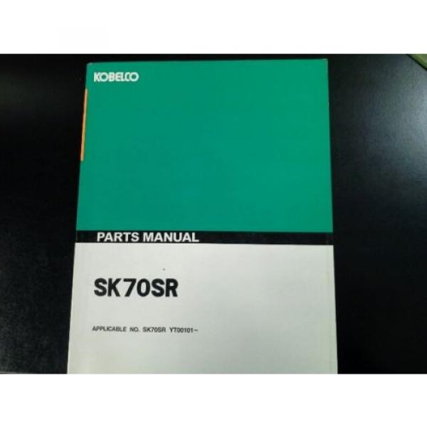 (D) Kobelco SK70SR Parts Manual #1 image