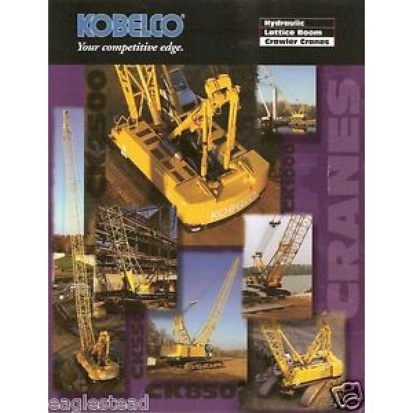 Equipment Brochure - Kobelco - Crawler Crane CK550 850 1000 2500 - 2001 (EB430) #1 image