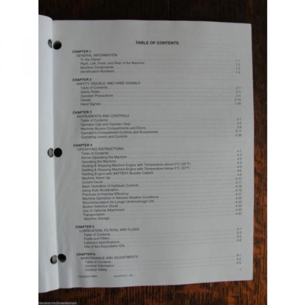 Kobelco SK260-8 Tier 3 Excavator operators owners manual LQ91Z00007D8 NA #2 image