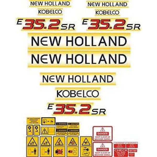 New Holland Kobelco E35.2SR Mini Digger Decal Kit #1 image