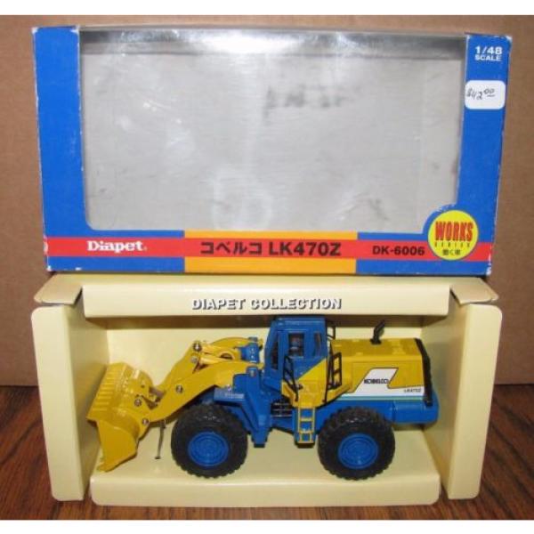 Kobelco LK4702Z Articulated Wheel Loader  BLUE  1/48 Diapet Toy DK6006 Die Cast #1 image