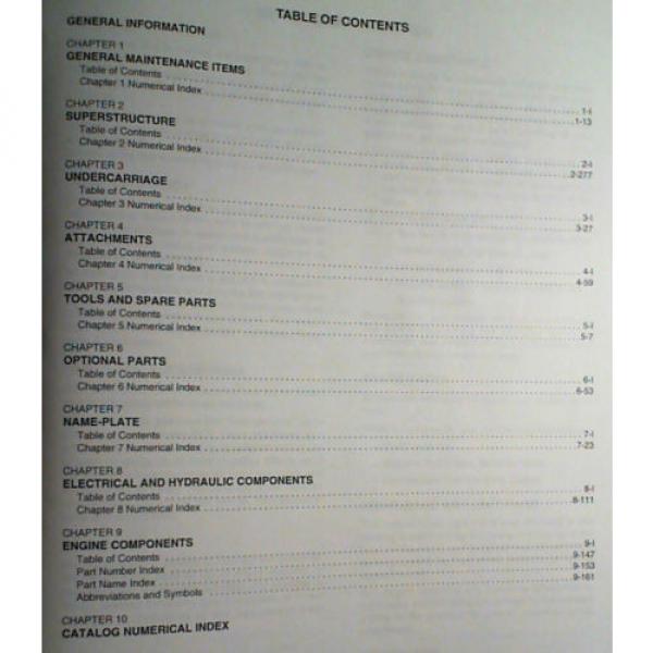 Kobelco SK480LC-6E Hydraulic Excavator Parts Catalog Manual LS91Z00001D6-00 2003 #7 image