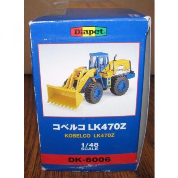 Kobelco LK4702Z Articulated Wheel Loader  BLUE  1/48 Diapet Toy DK6006 Die Cast #6 image