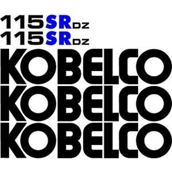 Kobelco 115SR DZ Excavator NS (New Style) Decal Set #1 image