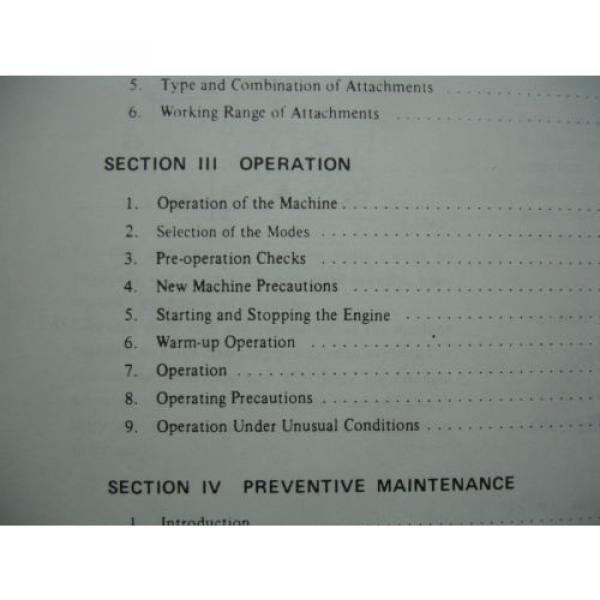 Kobelco Hydraulic Excavator OPERATORS MANUAL K912-II  K912LC-II Shop Service OEM #5 image