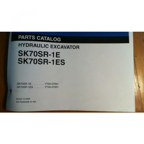 Kobelco SK70SR-1E SR70SR-1ES 7001- Excavator Opt Attach Offset Boom Parts Manual #2 image