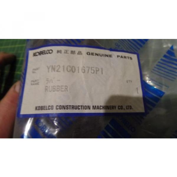 GENUINE KOBELCO PARTS YN21C01675P1 RUBBER ASSEMBLY, NIB, N.OS #2 image