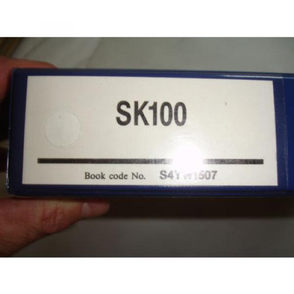 Kobelco SK100 Excavator Factory PARTS MANUAL and OPERATORS Service Shop Catalog #11 image