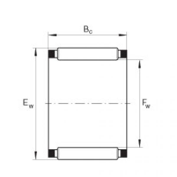 FAG 7218 b mp fag angular contact bearing 90x160x30 Needle roller and cage assemblies - K115X123X27 #5 image