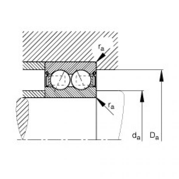 FAG equivalent skf numbor for bearing 1548817 Angular contact ball bearings - 3311-BD-XL-2Z-TVH #5 image