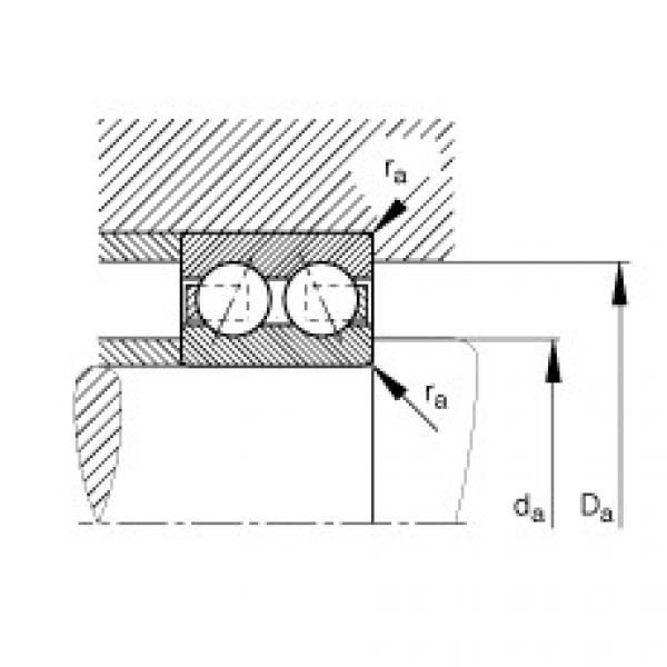 FAG ntn flange bearing dimensions Angular contact ball bearings - 3306-BD-XL #5 image