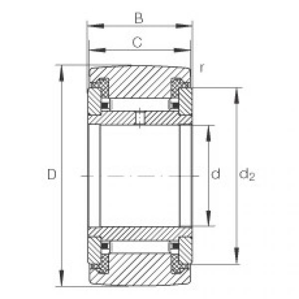 FAG bearing nachi precision 25tab 6u catalog Yoke type track rollers - NATR20-PP #5 image