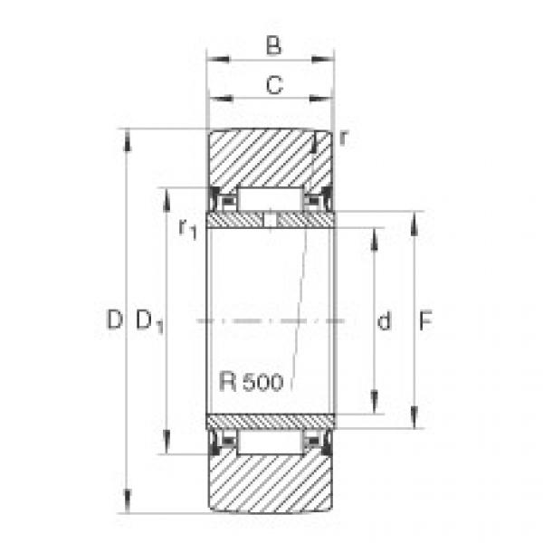 FAG bearing nachi precision 25tab 6u catalog Yoke type track rollers - NA2204-2RSR #5 image