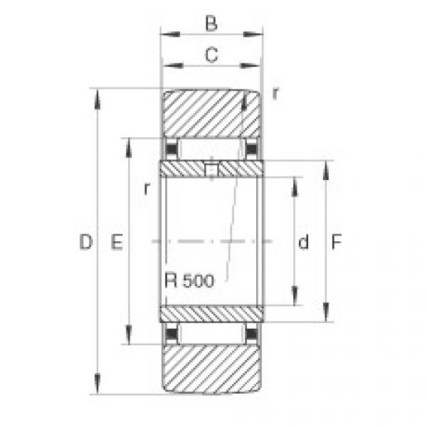 FAG 7218 b mp fag angular contact bearing 90x160x30 Yoke type track rollers - STO30 #5 image