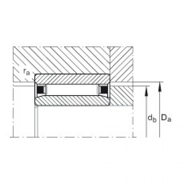 FAG cad skf ball bearing Needle roller bearings - NAO80X110X30-XL #4 image