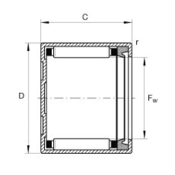 FAG harga bearing 6305 zz fag Drawn cup needle roller bearings with closed end - BCH06604-P #5 image