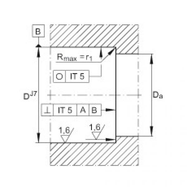 FAG cara menentukan ukuran bearing skf diameter luar 6212 Axial angular contact ball bearings - ZKLN0624-2RS-PE #4 image