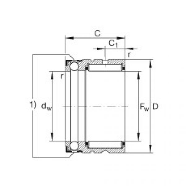 FAG bearing nsk ba230 specification Needle roller/axial ball bearings - NX10-XL #4 image