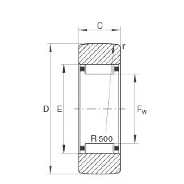 FAG bearing table ntn for solidwork Yoke type track rollers - RSTO17 #5 image