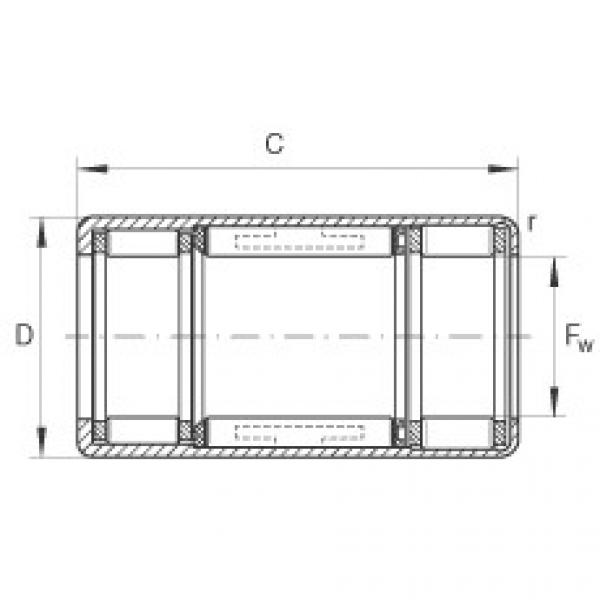 FAG equivalent skf numbor for bearing 1548817 Drawn cup roller clutches - HFL1826 #5 image