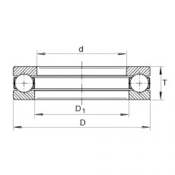 FAG ntn flange bearing dimensions Axial deep groove ball bearings - GT14 #5 image
