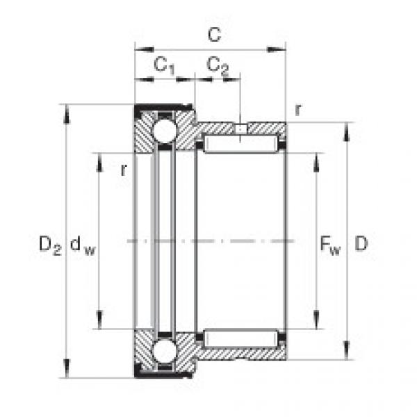 Complex Bearings NKX10-Z-TV INA #1 image