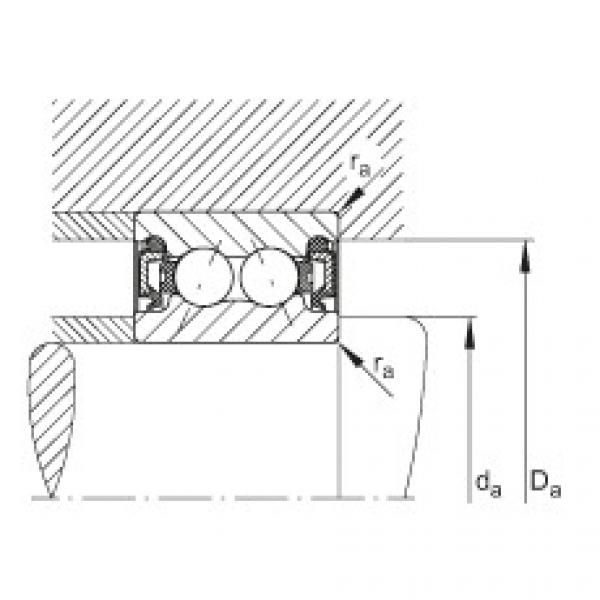 FAG bearing table ntn for solidwork Angular contact ball bearings - 3005-B-2RZ-TVH #5 image