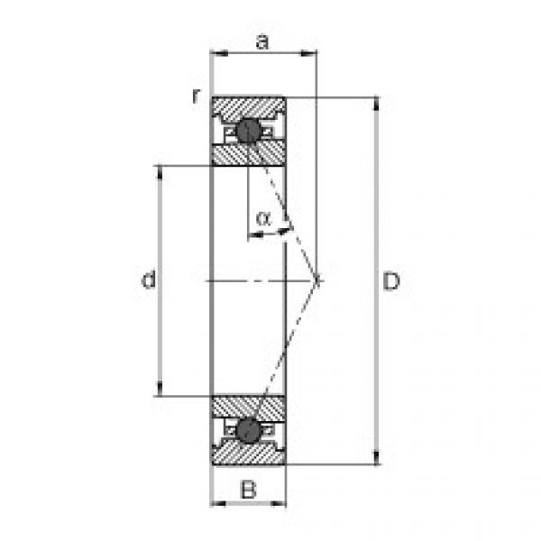 FAG bearing ntn 912a Spindle bearings - HC71907-E-T-P4S #3 image