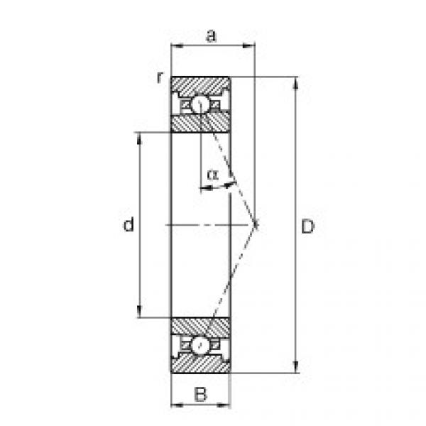 FAG bearing mcgill fc4 Spindle bearings - HS7018-E-T-P4S #3 image