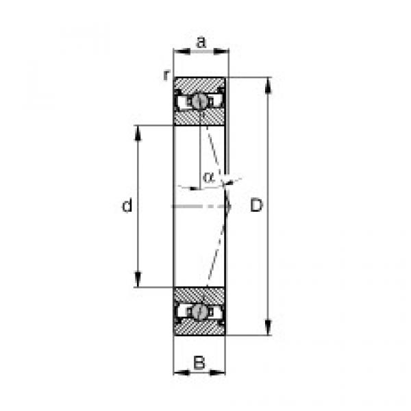 angular contact ball bearing installation HCS71913-C-T-P4S FAG #1 image