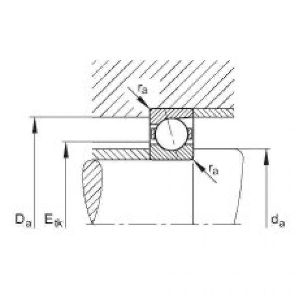 FAG ntn flange bearing dimensions Spindle bearings - B7218-E-T-P4S #4 image