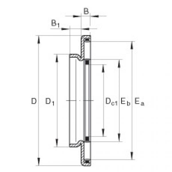 FAG bearing nachi precision 25tab 6u catalog Axial needle roller bearings - AXW12 #2 image